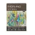 FABRIANO® | STORIA tekenpapier, 24 cm x 32 cm, 180 g/m², blok, spiraalgebonden