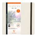 Clairefontaine | FONTAINE aquarelboekje, 21 cm x 21 cm, schetsboek, 300 g/m², 3. Met 12 postkaarten