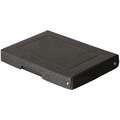 FALKEN | PureBox opbergdoos met deksel — los, 19 x 13 cm - 2,5 cm, zwart