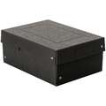 FALKEN | PureBox opbergdoos met deksel — los, A5 - 14,8 x 21 cm - 10 cm, zwart
