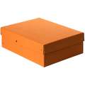 FALKEN | PureBox opbergdoos met deksel — los, A4 - 21 x 29,7 cm - 10 cm, pastel oranje