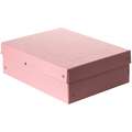FALKEN | PureBox opbergdoos met deksel — los, A4 - 21 x 29,7 cm - 10 cm, pastel roze