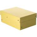 FALKEN | PureBox opbergdoos met deksel — los, A5 - 14,8 x 21 cm - 10 cm, pastel geel
