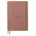 Carnet Goalbook création Rhodia, Bois de rose, A5, Couverture rigide