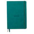 Carnet Goalbook création Rhodia, Paon, A5, Couverture rigide