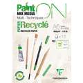 Paint On recycled papier Clairefontaine, Block mit 15 Blatt (1-seitig geleimt), A6, 10,5 cm x 14,8 cm, 250 g/m²