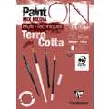 Papier multi-techniques PaintON TerraCotta Clairefontaine, A6 - 10,5 x 14,8 cm, 250 g/m², Fin