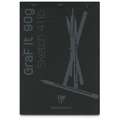Clairefontaine | GraF It schetsblok, kaft — zwart, A4, 21 cm x 29,7 cm, 90 g/m²