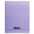 Cahier piqué Polypro 8000 Clairefontaine, 17 x 22 cm - 48 pages, Violet