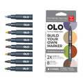 OLO™ | Alcohol Half-Marker ○ chisel nib — 8 + 5-sets, set, Architecture