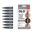 OLO™ | Alcohol Half-Marker ○ chisel nib — 8 + 5-sets, set, Portrait
