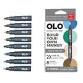 OLO™ | Alcohol Half-Marker ○ chisel nib — 8 + 5-sets, set, Sea & sky