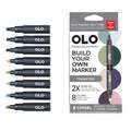 OLO™ | Alcohol Half-Marker ○ chisel nib — 8 + 5-sets, set, Pastel