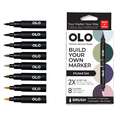 OLO™ | Alcohol Half-Marker ○ brush nib — 8 + 5-sets, set, Pastel