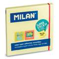 Bloc note adhésive Milan, 76 x 76 mm - 90 notes, Jaune clair