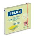 MILAN® | Zelfklevend memoblok, pastel assorti - 100 vellen - 76x76mm