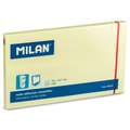 MILAN® | Zelfklevend memoblok, lichtgeel - 100 vellen - 76x127mm