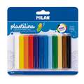 MILAN® | Plastilina modelleerstaafjes — sets, 12 sticks — Basic colours, set