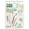 Paint On recycled papier Clairefontaine, blok, spiraalgebonden, A3, 29,7 cm x 42 cm, 250 g/m²