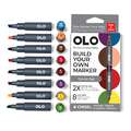 OLO™ | Alcohol Half-Marker ○ chisel nib — 8 + 5-sets, set, Comic