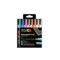 Coffret de feutres pointe conique PC-3M Posca, 0,9 -1,3 mm - 8 marqueurs, 0,9-1,3 mm|Fin, Pointe en cône