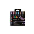 Coffret de feutres pointe conique PC-5M Posca, Métalliques