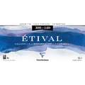 Bloc papier aquarelle Etival Clairefontaine (Grain Fin  - 300g/m²), 20 x 40 cm, 10 feuilles, Fin