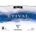 Bloc papier aquarelle Etival Clairefontaine (Grain Fin  - 300g/m²), 42 x 56 cm - 25 feuilles, Non livrable en Point Relais®, Fin