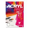 Clairefontaine | ACRYLPAD — voor acrylverf & gouache, (A4) 21,0 cm x 29,7 cm, 285 g/m², 1. Blok (kopsgelijmd) met 15 vel