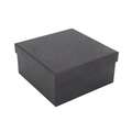 Boite en carton noire Glorex, 155 x 155 x 75 mm, 1 pièce
