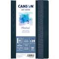 CANSON® | Montval® ART BOOK — gebonden, 14 cm x 21,6 cm, blok (eenzijdig gelijmd), fijn, 1. Blok met 48 vel — aan één lange zijde gebonden