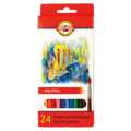 KOH-I-NOOR | FISCH 3710 school-aquareloptlood — sets, 24 kleuren — assorti, set