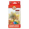 KOH-I-NOOR | OMEGA JUMBO 3380 kleurpotlood — sets, 18 kleuren — assorti, set