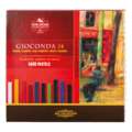 Coffrets de pastels Gioconda Koh-I-Noor, 24 couleurs, Set