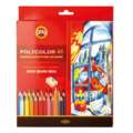 KOH-I-NOOR | POLYCOLOR 3834 kleurpotlood — sets, 48 kleuren — extra: 2 grafietpotloden + puntenslijper , set