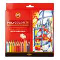 KOH-I-NOOR | POLYCOLOR 3834 kleurpotlood — sets, 36 kleuren — extra: 2 grafietpotloden + puntenslijper , set