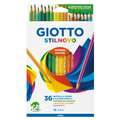 Coffret de crayons de couleur Stilnovo Giotto, 36 crayons