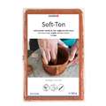Argile souple Soft-Ton Glorex, 0,5 kg, Terre cuite