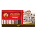 KOH-I-NOOR | GIOCONDA 8100 hard pastelkrijt — 12-sets Monochrome, 12 kleuren — Grey tones, set