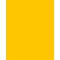 Papier de couleur Folia, 50 x 70 cm - 300 g/m², Jaune or