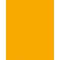 Papier de couleur Folia, 50 x 70 cm - 300 g/m², Jaune foncé