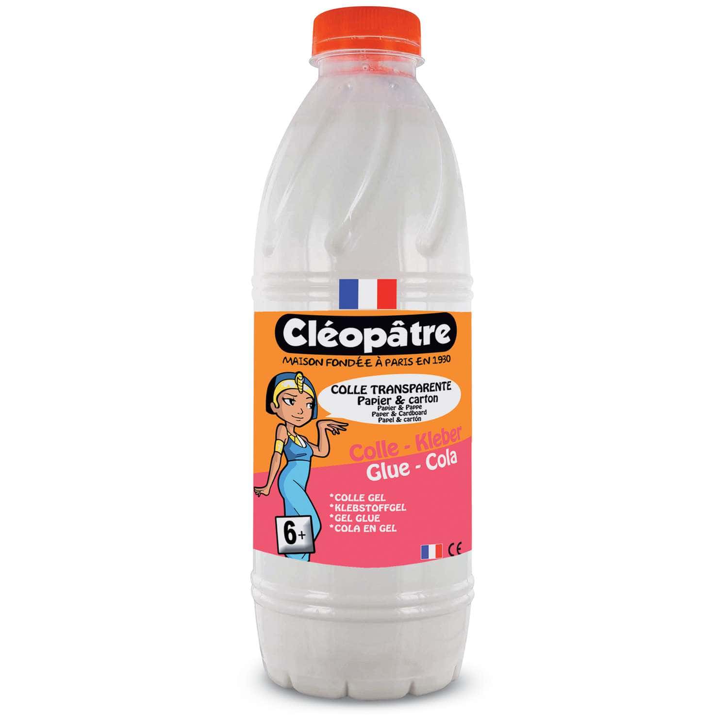 Cléopâtre - Loisirs créatifs - Colle forte en gel transparente adhésive - 1  Kg