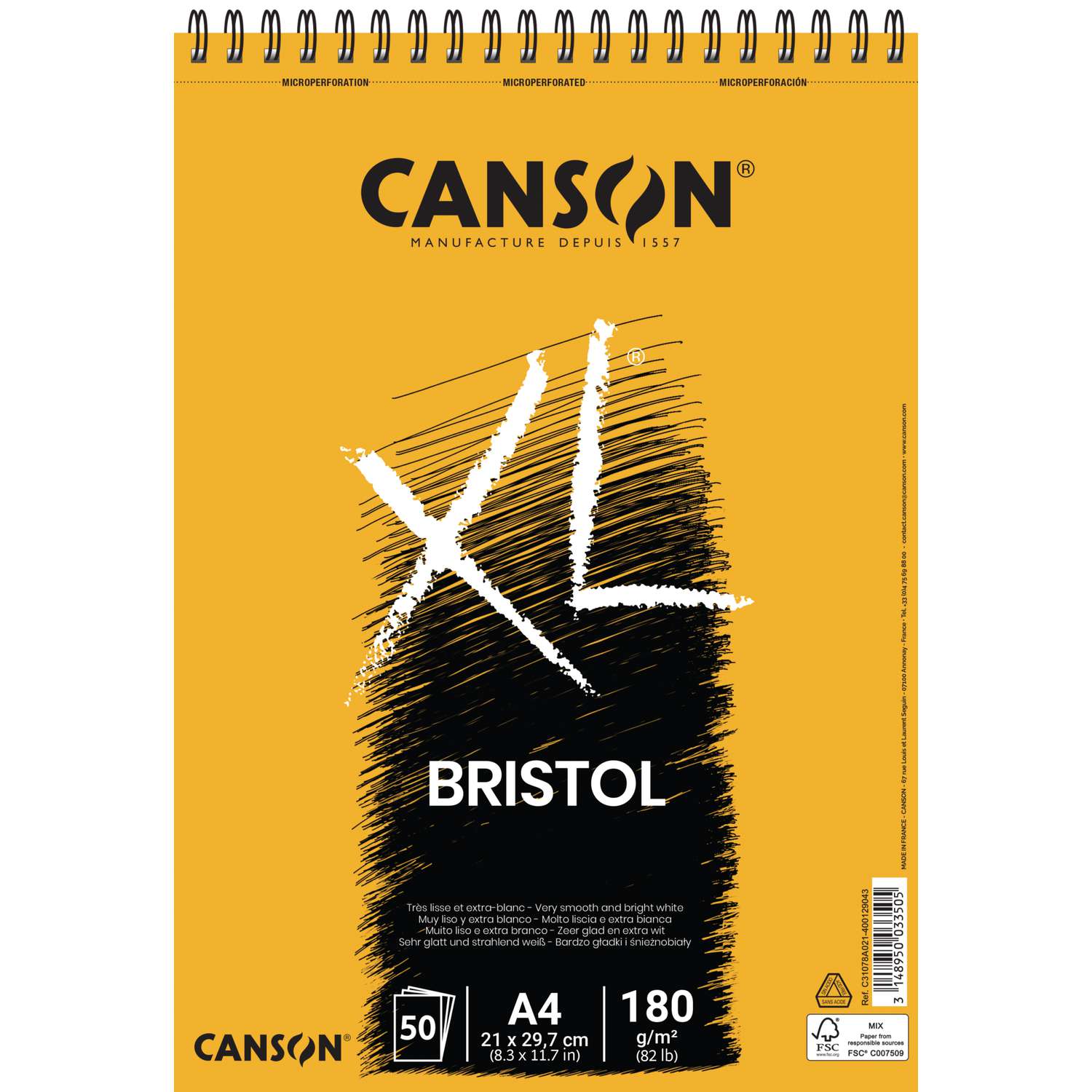 Smaak Crimineel Actief CANSON® XL® Bristol Bristolpapier | Gerstaecker - De grootste online winkel  voor kunstenaarsbenodigdheden!