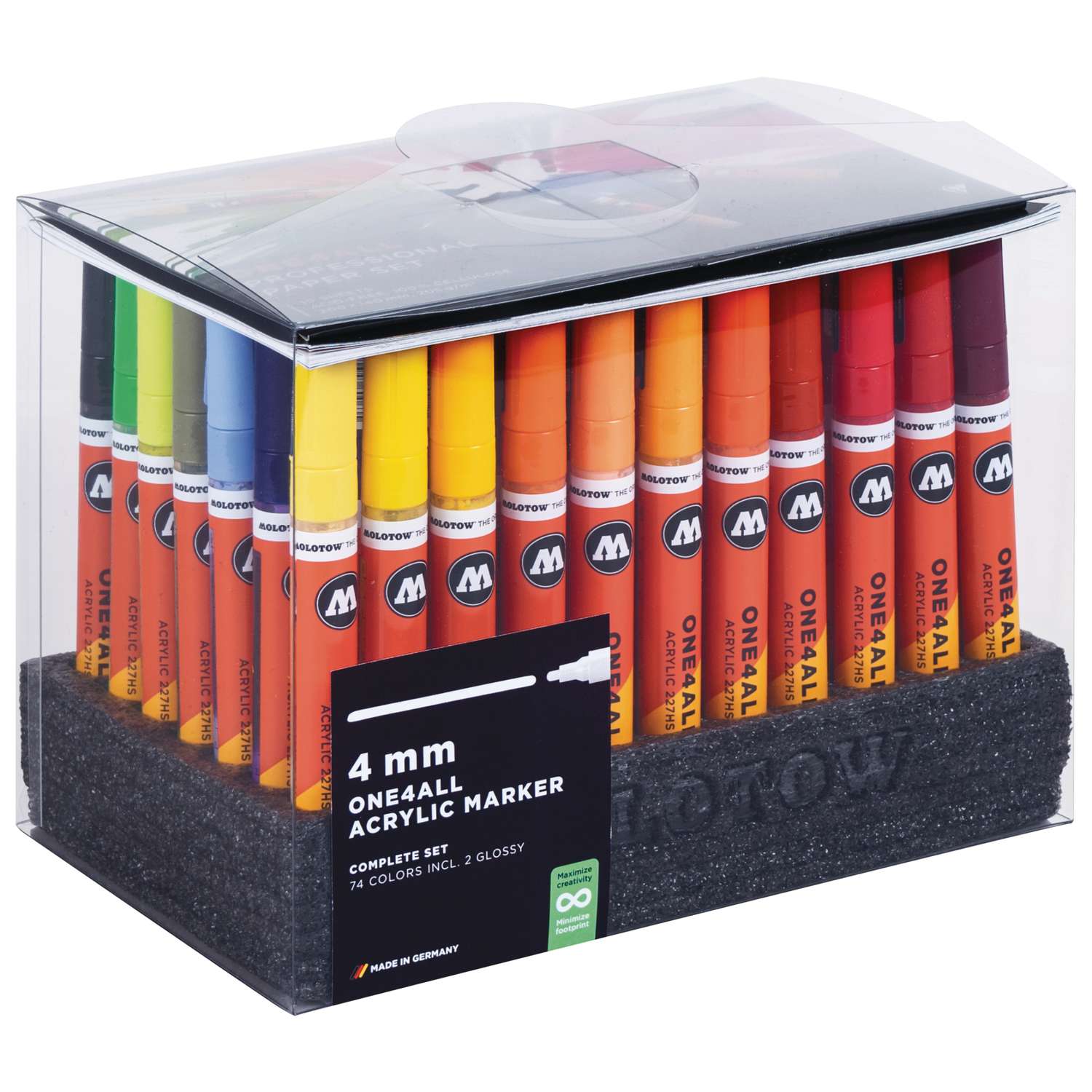 Set 12 Marqueurs Acrylique GRAPH’IT GO Panorama - Double Pointe, Sans Amorçage, Pour DIY & Customisation - 7