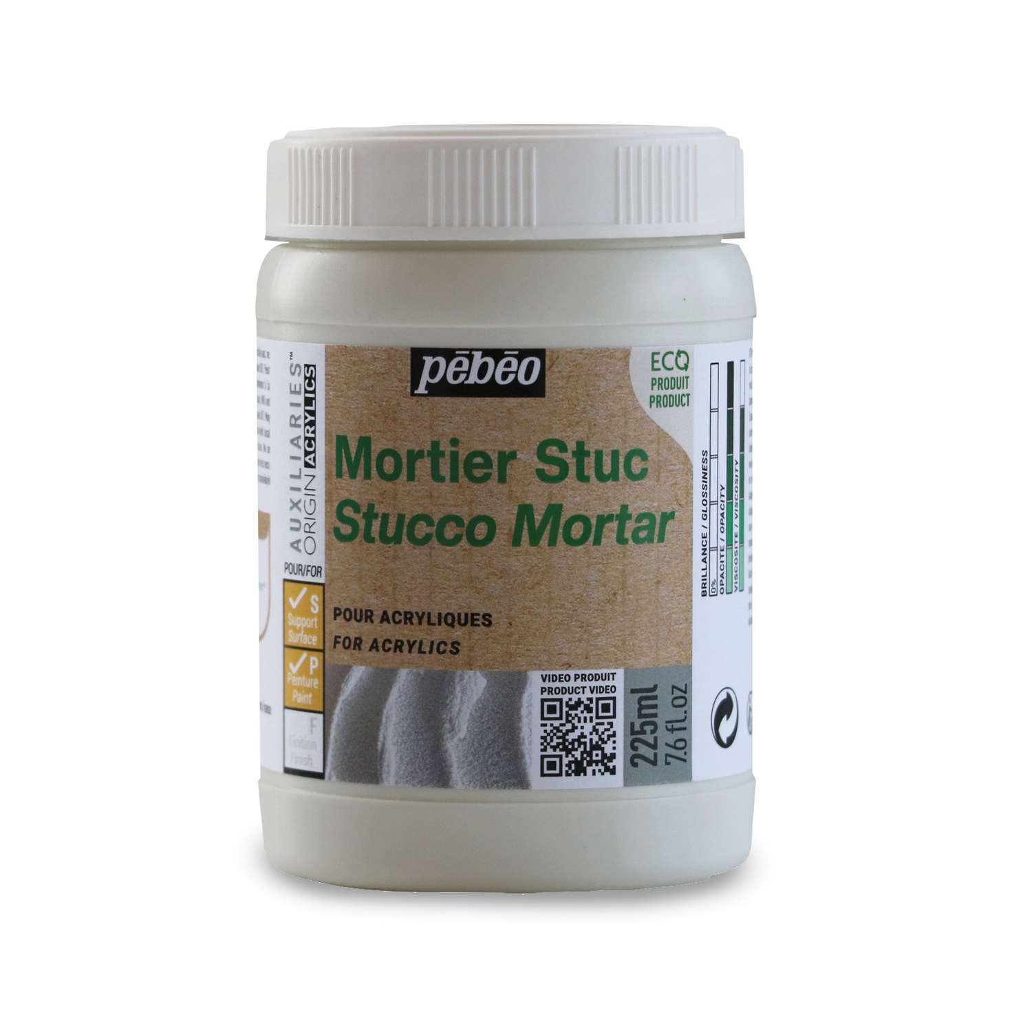 pébéo | ORIGIN ACRYLICS Stucco Mortar — 225 ml pot | Gerstaecker Belgie