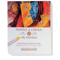 Coffret vide pour pastels à l'huile Sennelier