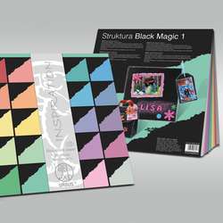 Ursus Struktura Black Magic scrapbook papier