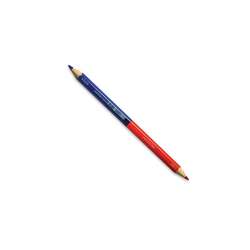 Crayon bicolore rouge et bleu