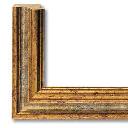 Mira Cadre 3D en bois Figari 50x75 cm - argent - verre standard