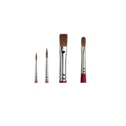 Set de 4 pinceaux Léonard Martre Pure, série 2160
